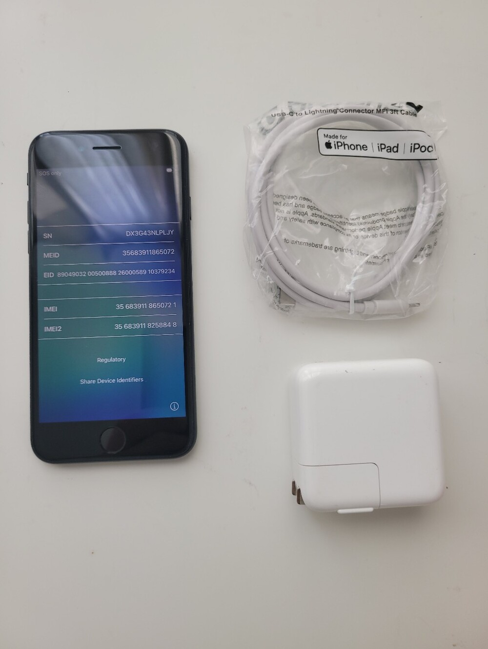Apple iPhone SE 2nd Gen Black 128 GB Used Unblocked **AJ**